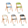 SoBuy FST92-N Chaise Pliante Rembourrée en Bois – Gain de Place – Gris