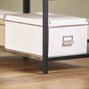 SoBuy FWT62-N Table Pliante avec 2 Abattants et 3 Étagères de Rangement, Table de Cuisine Salle à Manger Pliable, Économie d'espace, 180 x 60 x 77cm
