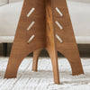 SoBuy HFBT01-BRTable d'appoint Ronde en Bois Table Basse Ronde Table de Nuit Table de Chevet Bouts de Canapé en Tenons et Mortaises
