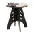 SoBuy HFBT01-SCH Table d'appoint Ronde en Bois Table Basse Ronde Table de Nuit Table de Chevet Bouts de Canapé en Tenons et M