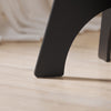 SoBuy HFBT01-SCH Table d'appoint Ronde en Bois Table Basse Ronde Table de Nuit Table de Chevet Bouts de Canapé en Tenons et Mortaises, Noir