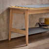 SoBuy HFSR01-N Banc à Chaussures Banc de Rangement Bout de lit Etagère à Chaussures Meuble de Rangement avec raccords à Tenon