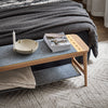 SoBuy HFSR01-N Banc à Chaussures Banc de Rangement Bout de lit Etagère à Chaussures Meuble de Rangement avec raccords à Tenon