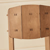 SoBuy HFST01-BR Chaise Design en Bois Confortable Ergonomique Chaise de Salle à Manger avec Dossier Chaise de Bureau en Tenons et Mortaises