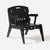 SoBuy HFST02-SCH Fauteuil Design Salon Ergonomique Chaise Fauteuil de Salon Confortable Fauteuil de Bureau en Tenons et Morta