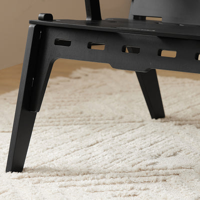 SoBuy HFST02-SCH Fauteuil Design Salon Ergonomique Chaise Fauteuil de Salon Confortable Fauteuil de Bureau en Tenons et Mortaises