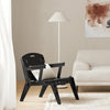 SoBuy HFST02-SCH Fauteuil Design Salon Ergonomique Chaise Fauteuil de Salon Confortable Fauteuil de Bureau en Tenons et Mortaises