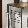 SoBuy KCR08-PF Étagère Micro-Ondes 2 Niveaux pour Double Four, Grande Capacité, Rangement Optimisé, Design Fonctionnel, Usage Quotidien – Charge 40 kg, Métal