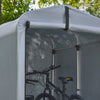 SoBuy KLS11-K Abri moto et vélo extérieur 120 x 176 x 163 cm avec crochets et aérations – Garage extérieur