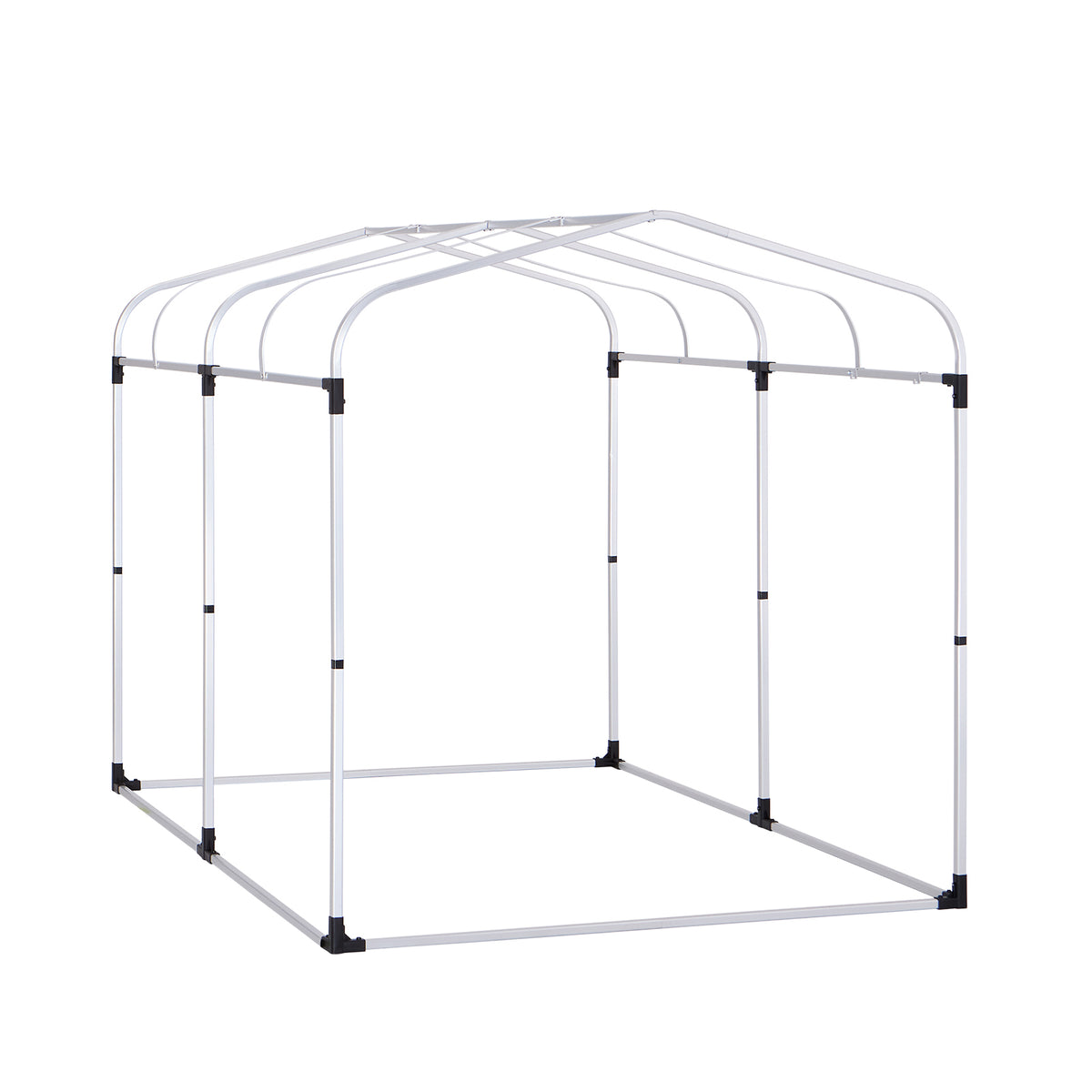 SoBuy KLS11-L-GR Abri de Jardin Imperméable avec Crochets, pour Vélo, Moto et Outils, Résistant à l’Humidité, Rangement Optimisé – L159×P219×H165 cm, Vert