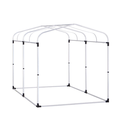 SoBuy KLS11-L-GR Abri de Jardin Imperméable avec Crochets, pour Vélo, Moto et Outils, Résistant à l’Humidité, Rangement Optimisé – L159×P219×H165 cm, Vert