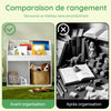 SoBuy KMB01-II-W Bibliothèque Enfant avec 3 Étagères, 2 Compartiments Ouverts, Coins Arrondis et Anti-Basculement – 68x30x68 cm, Blanc