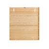 SoBuy KMB01-N Bibliothèque Enfant Montessori Naturelle – 3 Étagères, 2 Compartiments, 80 cm
