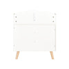 SoBuy KMB100-K-W Bibliothèque Enfant, Étagère à Livres, Étagère de Rangement Jouets pour Enfants,2 Compartiments Ouverts