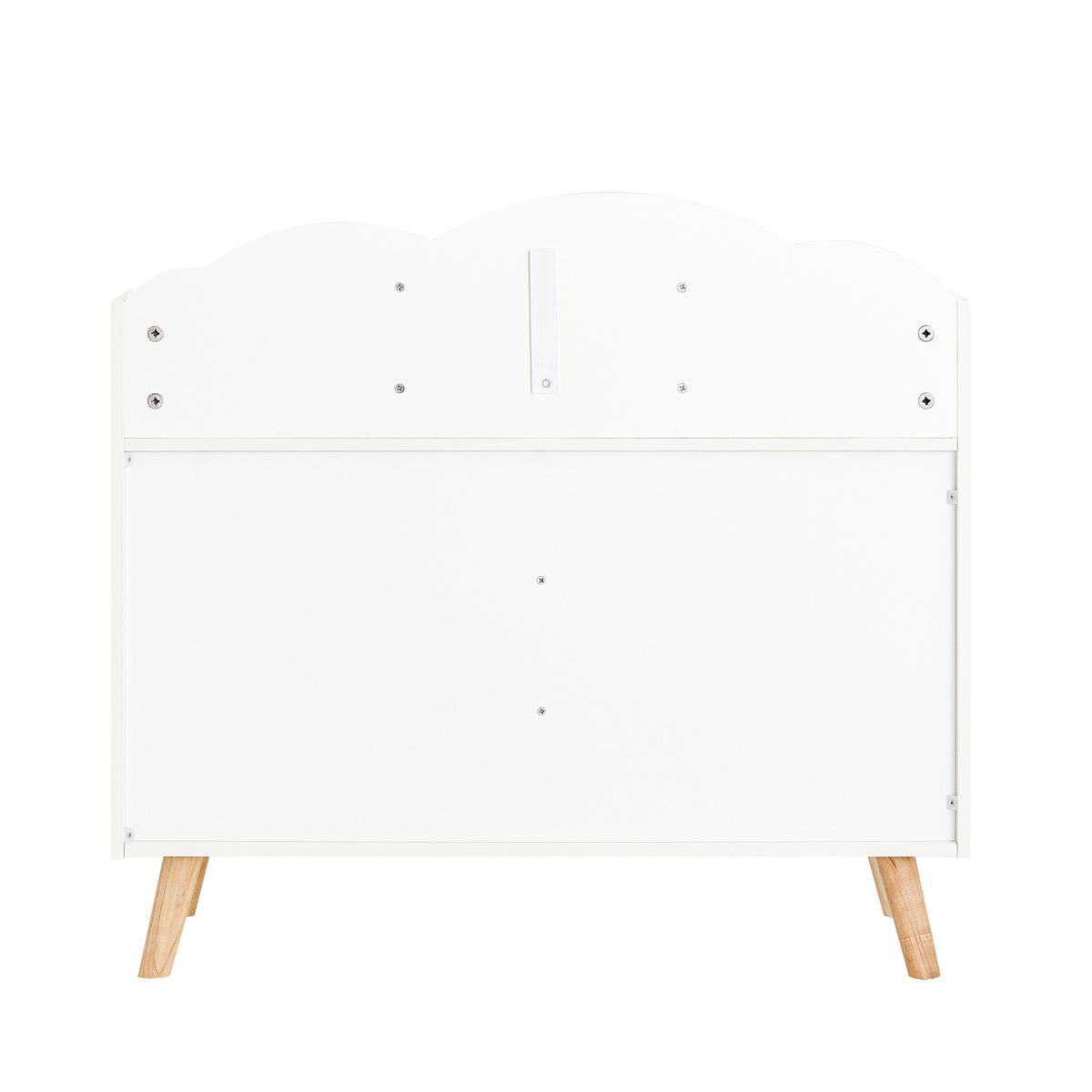 SoBuy KMB100-W Bibliothèque Enfant avec 5 Compartiments Ouverts, pour Chambre d’Enfant, Rangement Optimisé, Design Fonctionnel – L82×P35×H76 cm, Blanc