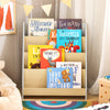 SoBuy KMB106-HG Bibliothèque avec 4 Compartiments Ouverts, pour Salon et Chambre, Rangement Optimisé, Design Fonctionnel, Usage Quotidien – L61×P30×H71 cm, Gris
