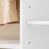 SoBuy KMB110-W Portant à Vêtements Enfant, Penderie pour Enfants, Garde-Robe Enfants, Étagère à Vêtement | Prévente
