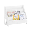 SoBuy KMB32-K-W Bibliothèque Enfant Rangement Jouet Enfant Bibliotheque Livre 4 Niveaux et 1 Compartiment Ouvert Étagère à Li