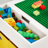 SoBuy KMB75-W Table Enfant avec Rangement et 2 Chaises – Plateau Double Face Construction, Blanc