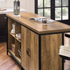 SoBuy KNL01-F Ìlot Central Cuisine Industriel 170 cm – Plan de Travail XXL, Buffet Bar Vintage
