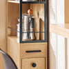 SoBuy NSR13-N Meuble 20 cm Entre Frigo et Mur – Rangement Gain de Place, Style Naturel
