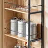 SoBuy NSR13-N Meuble 20 cm Entre Frigo et Mur – Rangement Gain de Place, Style Naturel