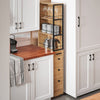 SoBuy NSR13-N Meuble 20 cm Entre Frigo et Mur – Rangement Gain de Place, Style Naturel