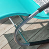 SoBuy OGS28-HBx2 Lot de 2 Chaise Longue Transat de Jardin Bascule avec Appui-tête Réglable et Pochette latérale