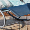 SoBuy OGS28-NBx2 Lot de 2 Chaise Longue Transat de Jardin Bascule avec Appui-tête Réglable et Pochette latérale
