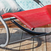 SoBuy OGS28-Rx2 Lot de 2 Chaise Longue Transat de Jardin Bascule avec Appui-tête Réglable et Pochette latérale