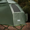 SoBuy OGS32-II-GR Tente de Camping 3 en 1 avec Lit de Camp et Moustiquaire – 1 Personne, L193×P160×H86 cm, Charge 114 kg, Gris