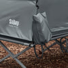 SoBuy OGS32-II-HG Tente de Camping 3 en 1 avec Lit de Camp et Moustiquaire – 1 Personne, L193×P160×H86 cm, Charge 114 kg, Kaki