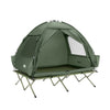 SoBuy OGS32-II-L-GR Tente de Camping extérieure Tentes Double avec Crochet pour Lampe et Sacs de Rangement pour Chaussures Te