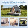 SoBuy Tente de Camping extérieure Tentes Double avec Crochet pour Lampe et Sacs de Rangement pour Chaussures Tente 3-en-1