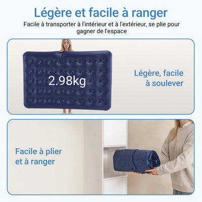 SoBuy Tente de Camping extérieure Tentes Double avec Crochet pour Lampe et Sacs de Rangement pour Chaussures Tente 3-en-1