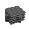 SoBuy SDA15-HG Dalles Terrasse Extérieur Clipsables 35 Pièces – Revêtement Sol Balcon et Jardin, Antidérapant, Gris, 30,5x30,