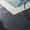 SoBuy SDA15-HG Dalles Terrasse Extérieur Clipsables 35 Pièces – Revêtement Sol Balcon et Jardin, Antidérapant, Gris, 30,5x30,5 cm