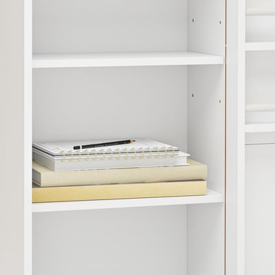 SoBuy STR16-W Armoire Murale Suspendue Blanche – Étagère Murale avec Panneau Perforé et Tableau Blanc pour Entrée, Bureau et Chambre – 70×25,1×70,2 cm, Charge 27 kg
