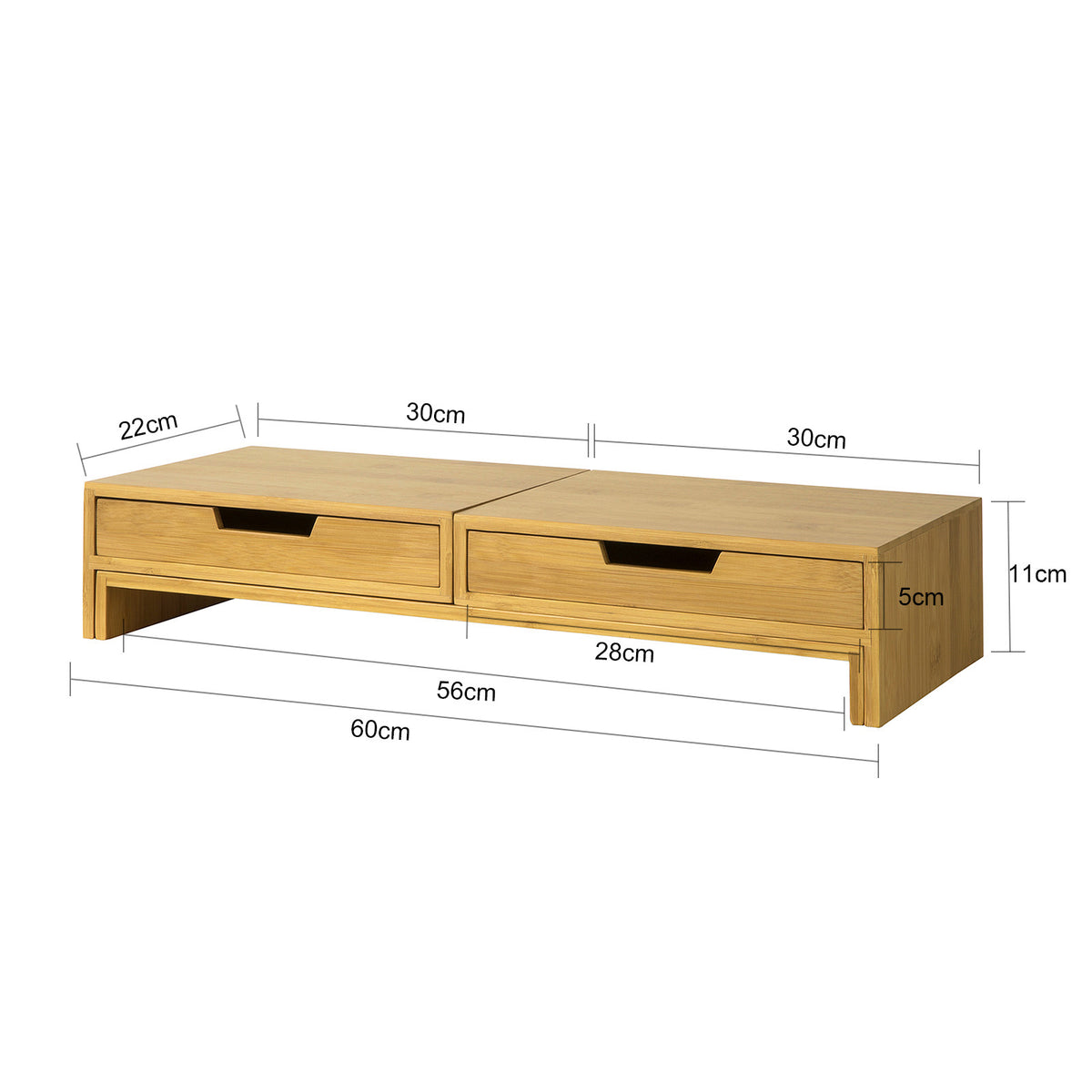 SoBuy BBF04-N Support de Moniteur Écran Ergonomique Support pour Écran d'ordinateur