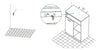 SoBuy BZR66-W Meuble Salle de Bain avec Panier à Linge Amovible, 1 Tiroir et 2 Étagères – Rangement Compact Blanc – 66×37×95 cm
