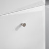 SoBuy BZR93-W Meuble Salle de Bain avec Panier à Linge, 1 Tiroir et 1 Panier Amovible, pour Salle de Bain et WC, Rangement Optimisé – L34×P30×H90 cm, Blanc