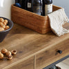 SoBuy FKW112-PF Desserte de Cuisine à Roulettes – Style Industriel, 2 Tiroirs, 2 Étagères, 60 kg, 100×45×93 cm