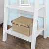 sobuyes.shopG101-W Étagère style échelle Bibliothèque, 5 étages –Blanc