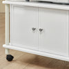 sobuyes.shopG12-W Meuble rangement cuisine roulant en bois, Chariot de cuisine de service