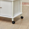 sobuyes.shopG12-W Meuble rangement cuisine roulant en bois, Chariot de cuisine de service
