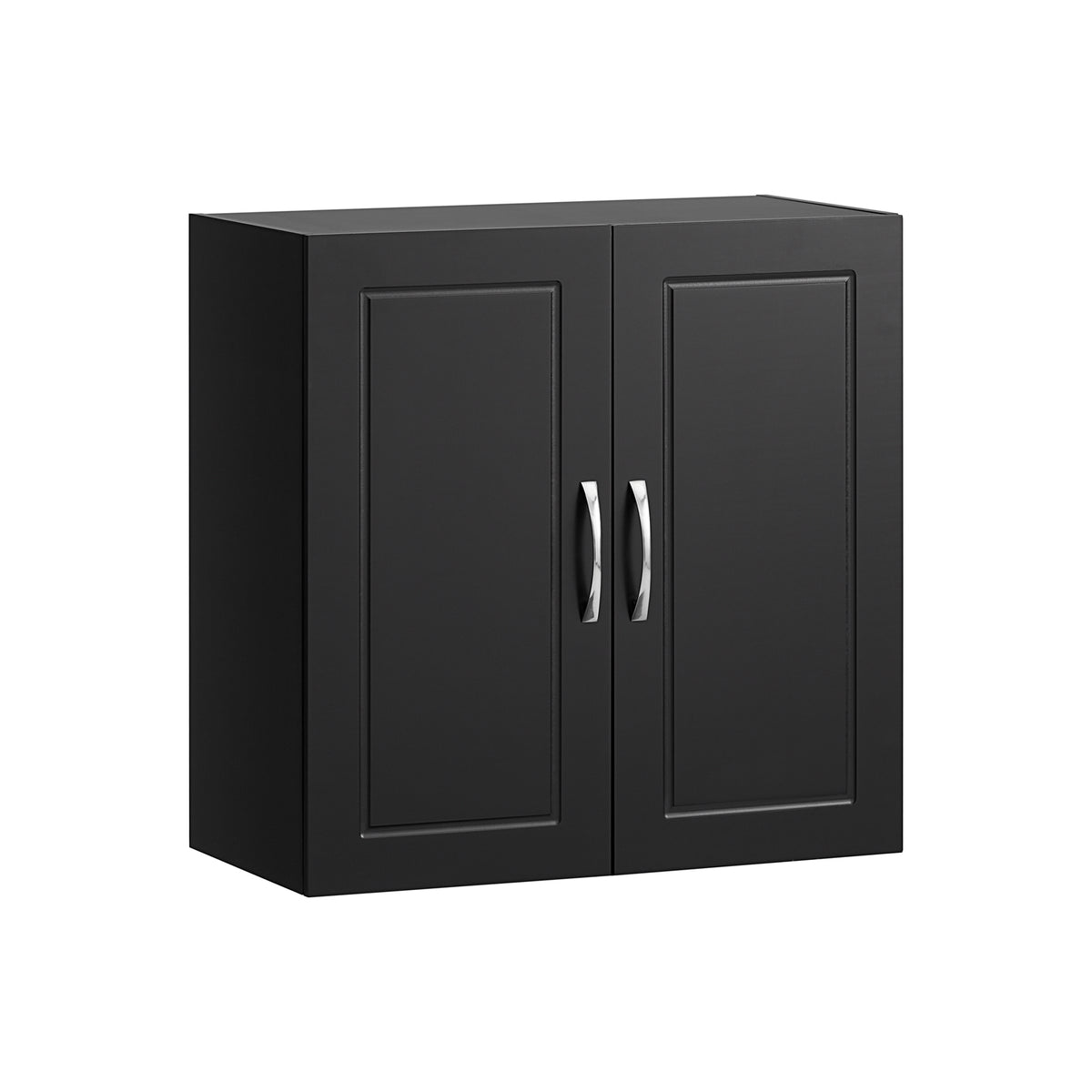 sobuyes.shopG231-SCH Meuble Haut Salle de Bain Suspendu Armoire Murale avec Étagère Réglable et Porte Rangement Mural Compact pou