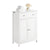 sobuyes.shopG238-W Meuble Bas de Salle de Bain – Commode pour Salle de Bain, Armoire de Rangement avec étagère réglable, 1 Tiroir et 2 Portes, pour Le Couloir et la Cuisine Blanc, 60x35x87 cm