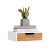 sobuyes.shopG179-WN Boîte à thé en bois compartimentée – Tiroir de rangement capsules ou sachets de thé – Organisateur compact av