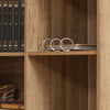 SoBuy FSB60-BR Buffet Meuble de Rangement avec Porte de Grange Coulissante, Commode Multifonction pour Entrée Salon Cuisine – 120x40x70 cm, Marron Clair