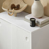SoBuy FSB62-W Meuble d’Entrée avec Rangement Chaussures Intégré – 2 Portes Coulissantes – Entrée Organisée – 70x37x87 cm Blanc